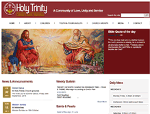 Tablet Screenshot of holytrinitykileleshwa.org